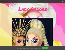 Tablet Screenshot of ladygalore.com